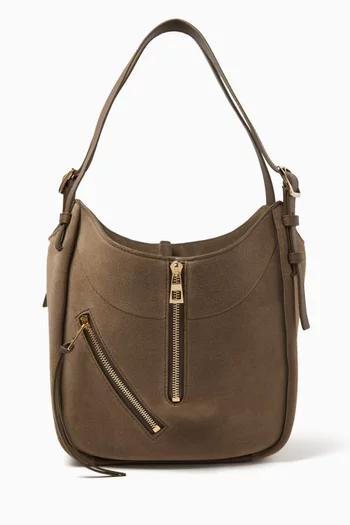 Hammock Flip Bag in Suede