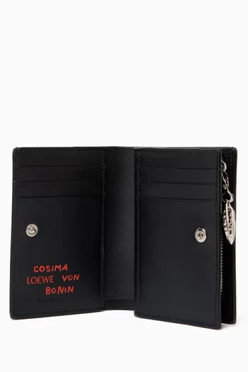 Claw Compact Wallet in Leather