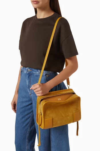 Medium Amazona 180 Bag in Suede