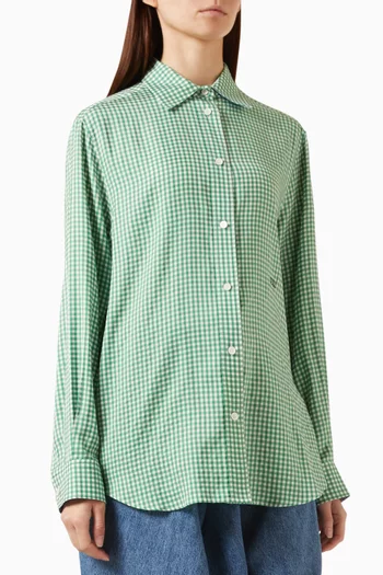 Gingham Print Shirt