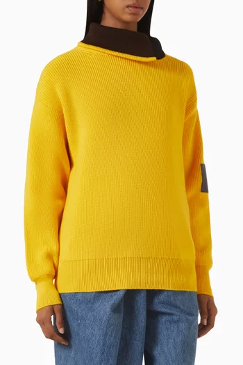 Logo Sweater in Knit