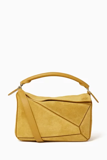 Small Featherlight Shoulder Bag in Suede
