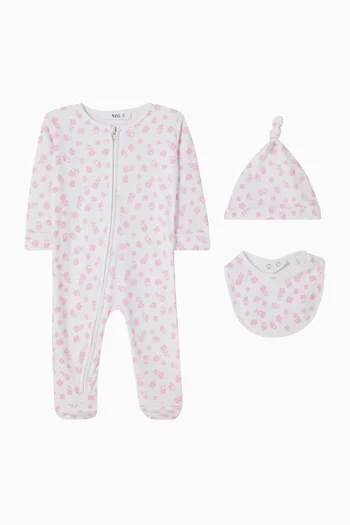 Floral-print Pyjama Set in Jersey
