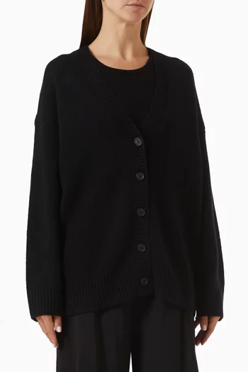 Sia Button-up Cardigan in Cashmere