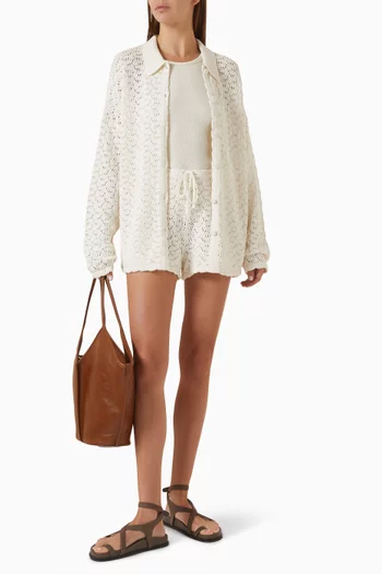 Izzy Relaxed Shirt in Cotton-blend