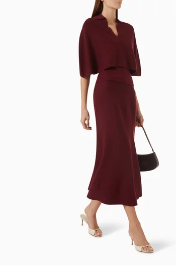 Cassie Knit Skirt in Wool