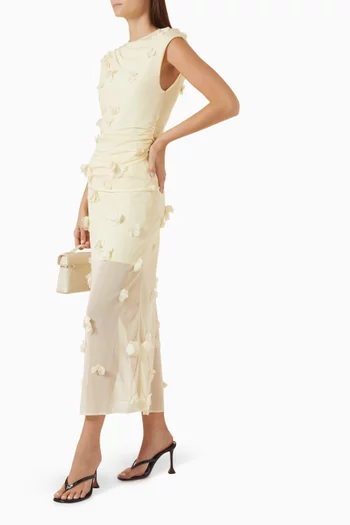 Cora Floral-appliqué Skirt