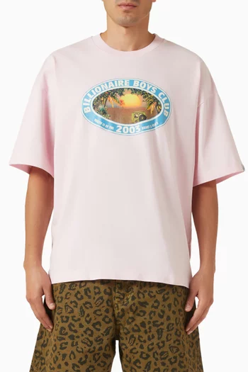 Safari Sticker T-shirt in Cotton