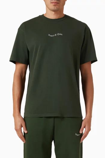Wordmark T-shirt in Cotton