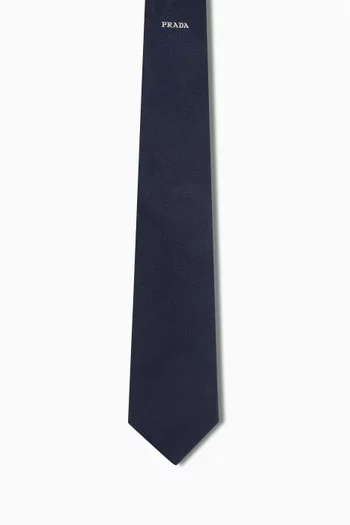 Logo Tie in Silk