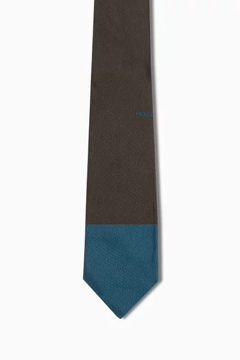 Classic Logo Tie in Silk