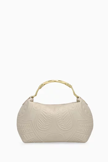 Mini Duo in Embossed Leather