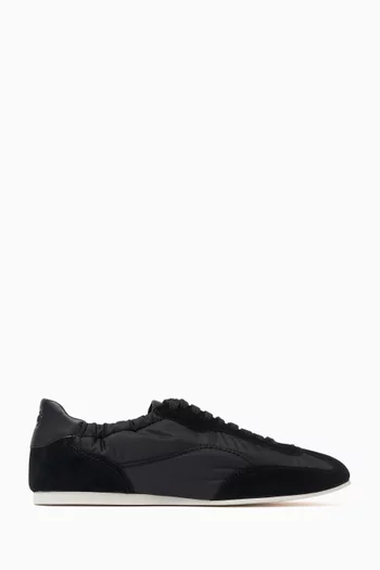 Georgie Sneakers in Nylon & Suede