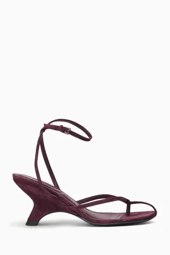 Kelsey Wedge Sandals in Suede