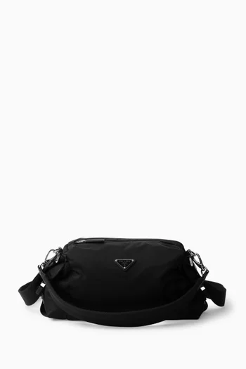 Explore Crossbody Bag in Re-Nylon & Leather