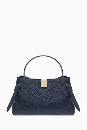 Mini Gyoza Bag in Pebble-grained Bovine Leather