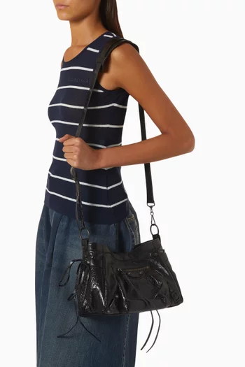 Small Le City Bucket Bag in Lambskin