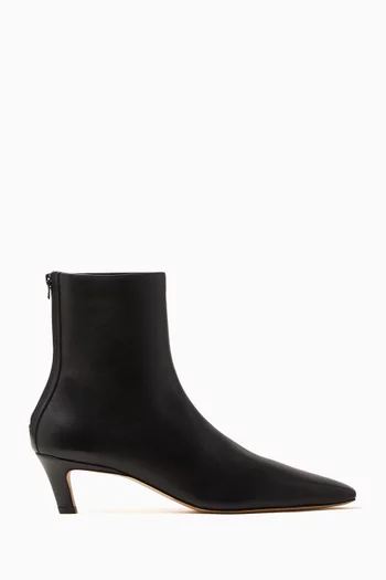 Ankle Boots in Goatskin Leather