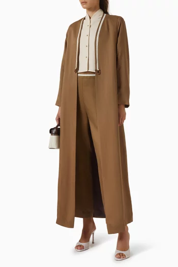 Straight-fit Crop Pants in Viscose