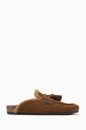 Astrid Cozy Mules in Suede