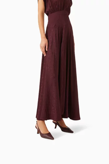 Bianka Weave Slingback Pumps in Leather