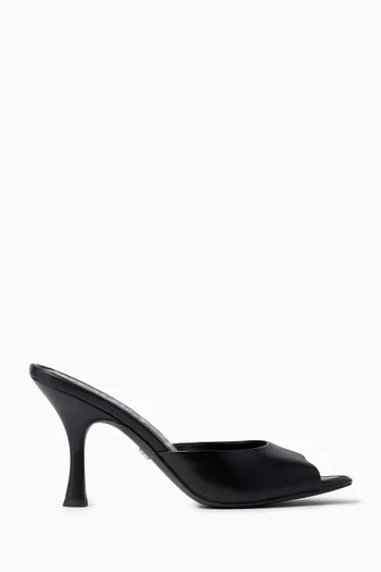 Jeanie 85 Mule Sandals in Leather