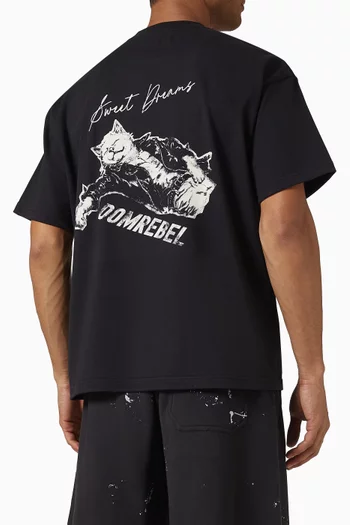 Catnap T-shirt in Cotton