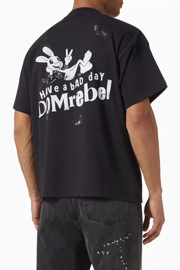 Bad Bunny T-shirt in Cotton