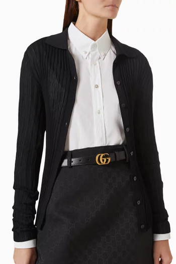 Cut GG Marmont Thin Belt