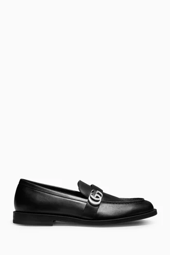 Double G Loafers in Leather