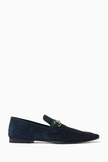 Horsebit Loafers in Suede