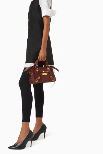 Mini Le City Uptown Bag in Goatskin