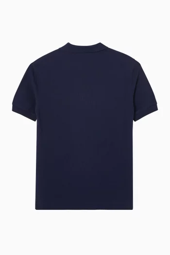 Logo Polo T-shirt in Cotton