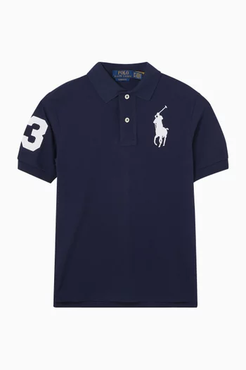 Logo Polo T-shirt in Cotton
