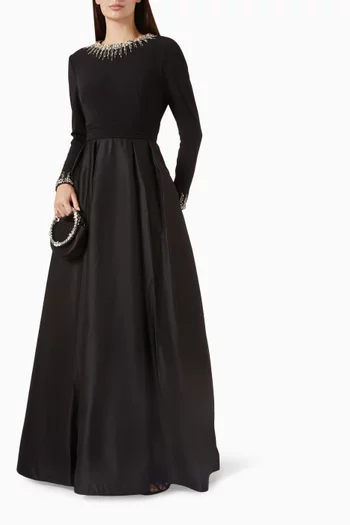 Crystal-embellished Gown