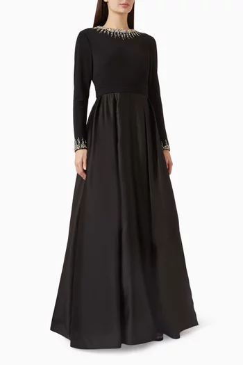 Crystal-embellished Gown