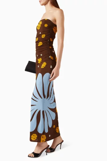 Daphne Strapless Maxi Dress