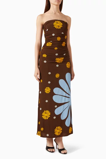Daphne Strapless Maxi Dress