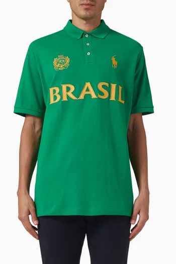 Brasil Polo T-shirt in Knit