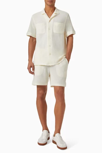 Textured Pocket Shirt in Knit