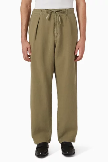 Drawstring Pants in Linen