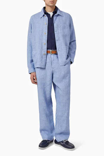 Drawstring Pants in Linen