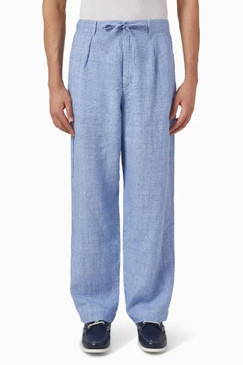 Drawstring Pants in Linen