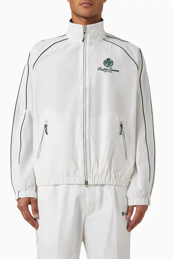 The Oakfort Embroidered Windbreaker Jacket