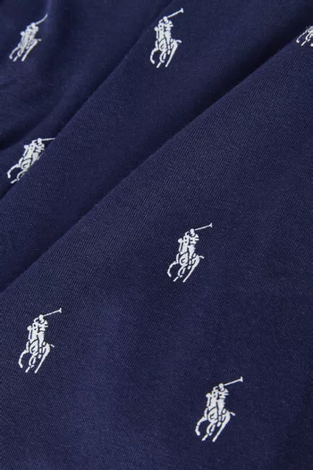 Printed Boxer Briefs in Stretch Cotton, Set of 3