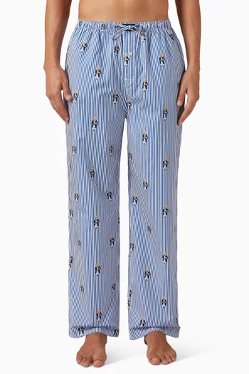 Printed Pyjama Pants in Cotton