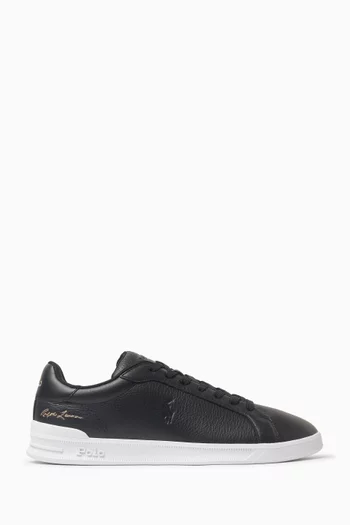 Heritage Court Signature Sneakers in Leather