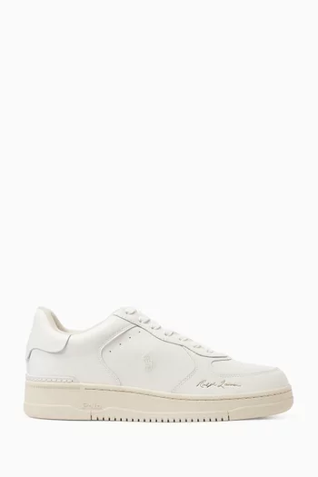 Masters Court Signature Sneakers in Leather