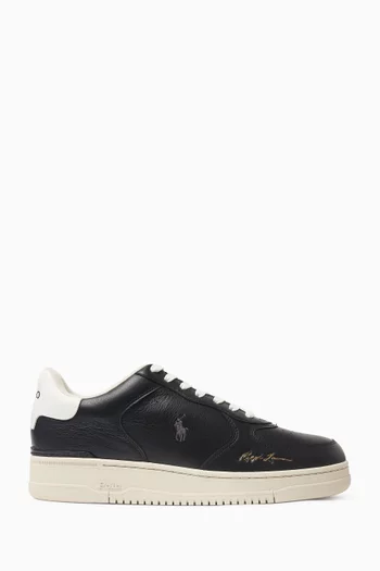 Masters Court Signature Sneakers in Leather
