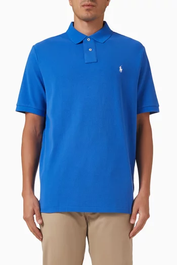 Logo Polo T-shirt in Knit